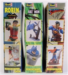 1999 Superman Batman & Robin MIB Retro Classic Model Kits by Revell