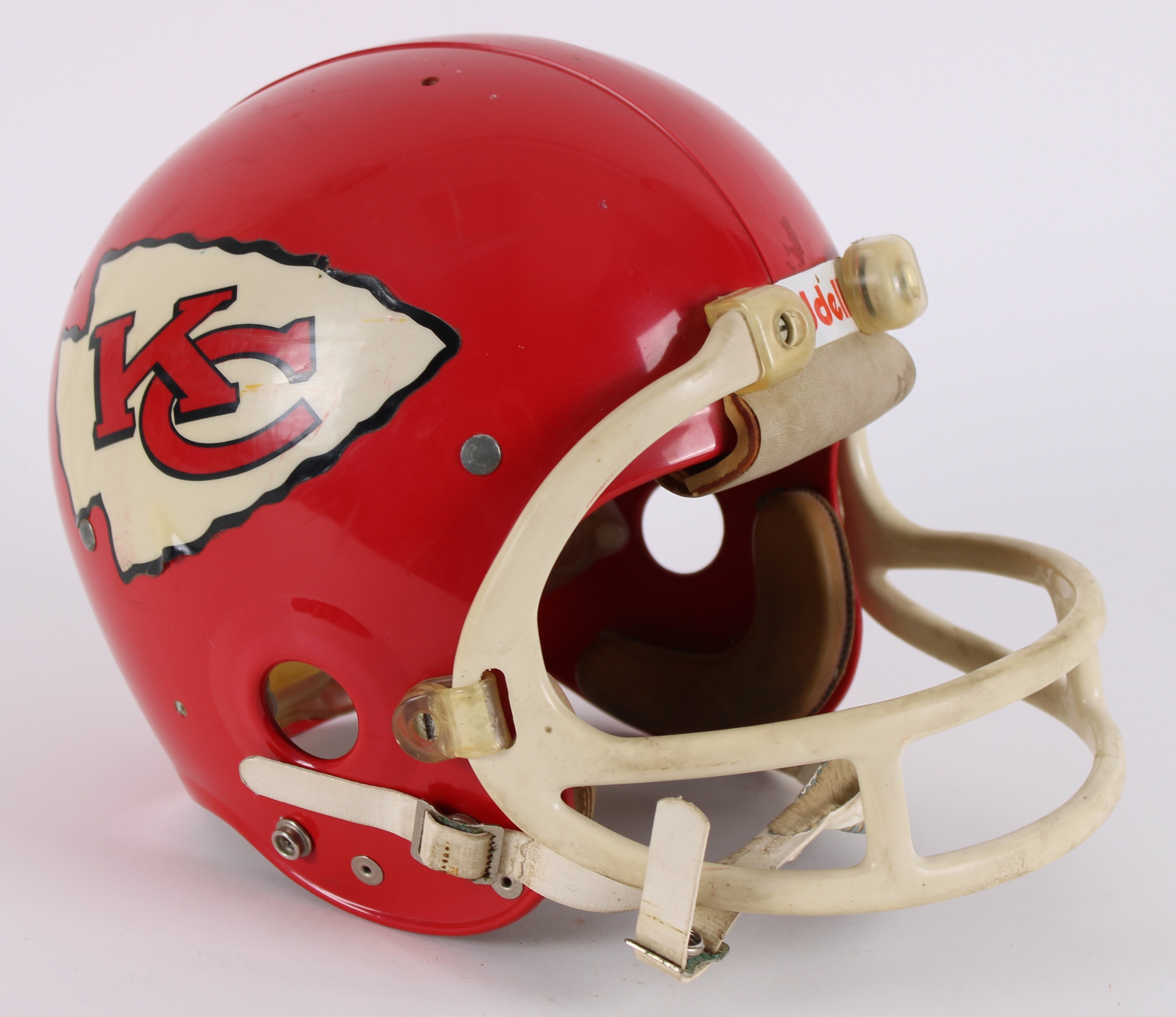 Handmade Kansas City Chiefs Helmet Dog Collar – Red, Adjustable, USA Made
