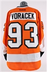 2015 (November 23) Jakub Voracek Philadelphia Flyers Game Worn Rob Brind'Amour Flyers Hall of Fame Induction Night Jersey (MEARS LOA/MeiGray)