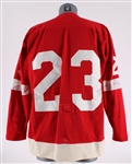 1977-79 Bill Lochead Detroit Red Wings Game Worn Road Jersey (MEARS LOA)