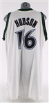 2005-06 Troy Hudson Minnesota Timberwolves Game Worn Home Jersey (MEARS LOA)