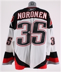 2005 Mika Noronen Buffalo Sabres Game Worn Raod Jersey (MEARS LOA)