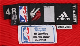 2008-09 Jerryd Bayless Portland Trail Blazers Game Worn Road Jersey (MEARS LOA/MeiGray)