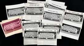 1958-65 Chicago Cubs Team Photo Collection - Lot of 100+