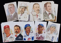 1980-89 Perez Steele Baseball Hall of Fame Postcard Collection - Lot of 33 Individual Cards + 44 Card Celebration Set