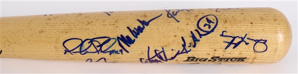 1997 Atlanta Braves Multi Signed Rawlings Adirondack Bat w/ 18 Signatures Including Greg Maddux, Tom Glavine, Chipper Jones, Bobby Cox & More (JSA)