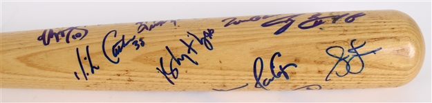 1997 Atlanta Braves Multi Signed Rawlings Adirondack Bat w/ 18 Signatures Including Greg Maddux, Tom Glavine, Chipper Jones, Bobby Cox & More (JSA)