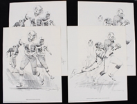 1981 Nick Galloway 11x14 Prints Featuring Steven Grogan, John Hannah & more (Lot of 12) 