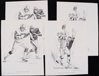 1981 Nick Galloway 11x14 Prints Featuring Steven Grogan, John Hannah & more (Lot of 12) 