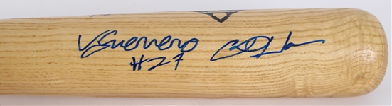 1995-97 Hall of Fame & Stars Multi Signed Louisville Slugger Bat w/ Vladimir Guerrero, Miguel Tejada, Ben Grieve & Ruben Rivera (JSA)