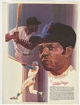 1979 Willie Mays New York Giants 18 x 24 Coca Cola Baseball Greats Poster