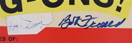 1960 Bob Friend Pittsburgh Pirates Singed MIB Baseball Tag Ons + Dizzy Dean Signed Cut (JSA)