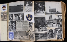 1979-82 Milwaukee Brewers / Bucks & Green Bay Packers Scrapbooks - Lot of 2