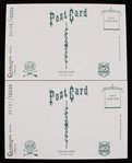 1989 Ted Williams Boston Red Sox Signed LE Postcards (Lot of 2)(JSA) 