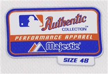 2009 JJ Hardy Milwaukee Brewers Game Worn Home Jersey (MEARS LOA/MLB Hologram)