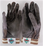 1990-92 Don Mattingly New York Yankees Signed Game Worn Franklin Batting Gloves (MEARS LOA/JSA)