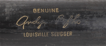 1961-62 Andy Pafko Milwaukee Braves H&B Louisville Slugger Lathe Bat (MEARS LOA)