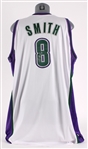 2004-05 Joe Smith Milwaukee Bucks Signed Home Jersey w/ 20 x 24 Framed Photo (MEARS LOA/JSA) 