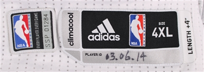 2014 Aron Baynes San Antonio Spurs Los Spurs Game Worn Jersey (MEARS LOA)