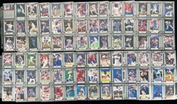 1987/90/91 Sportflics & Leaf Complete Baseball Trading Card Sets - Lot of 3 w/ Frank Thomas, Larry Walker, and Sammy Sosa Rookie Cards 
