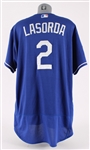 2017 Tommy Lasorda Los Angeles Dodgers Spring Training Jersey (MEARS LOA/MLB Hologram)