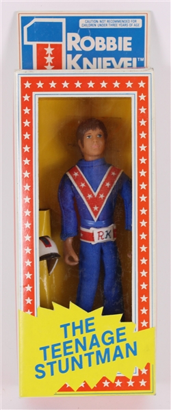 1976 Robbie Knievel The Teenage Stuntman MIB Action Figure by Ideal