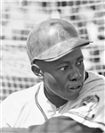 1955-65 Game Worn Batting Helmet Originating from Personal Collection of Hank Aaron (MEARS LOA/Susan Bailey Letter)