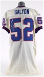 1996 Scott Galyon New York Giants Signed Game Worn Road Jersey (MEARS LOA / Giants Letter / MeiGray / JSA)