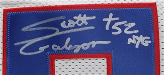 1996 Scott Galyon New York Giants Signed Game Worn Road Jersey (MEARS LOA / Giants Letter / MeiGray / JSA)
