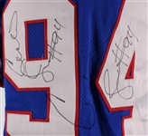 1996 Cedric Jones New York Giants Signed Game Worn Home Jersey (MEARS LOA / Giants Letter / MeiGray / JSA)