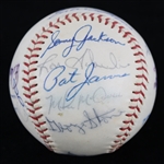 1972 Atlanta Braves Team Signed Baseball w/ 19 Signatures from Personal Collection of Hank Aaron (MEARS LOA/Susan Bailey Letter/JSA)