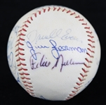 1972 Atlanta Braves Team Signed Baseball w/ 19 Signatures from Personal Collection of Hank Aaron (MEARS LOA/Susan Bailey Letter/JSA)