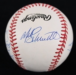 1991-93 500 HR Club / Hall of Famer Multi Signed ONL White Baseball w/ 6 Signatures Including Willie Mays, Hank Aaron, Reggie Jackson & More (Beckett)