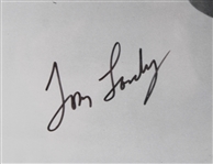 1950-1955 Tom Landry NY Giants Signed 19x23 Photo (JSA) 