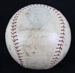 1929-30 Philadelphia Athletics & Chicago White Sox Multi Signed OAL Barnard Baseball w/ 12 Signatures Including Eddie Collins & More *Full JSA Letter*