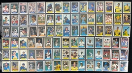 1981-88 Fleer Baseball Trading Card Complete Sets - Lot of 8 w/ Numerous Hall of Fame & Star Rookie Cards