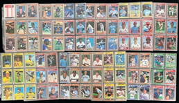 1981-88 Fleer Baseball Trading Card Complete Sets - Lot of 8 w/ Numerous Hall of Fame & Star Rookie Cards