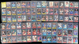 1981-88 Fleer Baseball Trading Card Complete Sets - Lot of 8 w/ Numerous Hall of Fame & Star Rookie Cards