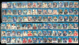 1981-88 Fleer Baseball Trading Card Complete Sets - Lot of 8 w/ Numerous Hall of Fame & Star Rookie Cards