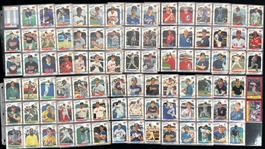 1981-88 Fleer Baseball Trading Card Complete Sets - Lot of 8 w/ Numerous Hall of Fame & Star Rookie Cards