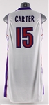 1999-2000 Vince Carter Toronto Raptors Signed Game Worn Home Jersey (MEARS A5/JSA)