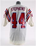 1988 John Stephen New England Patriots Game Worn Road Jersey (MEARS LOA)