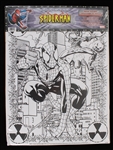2001 Ultimate Spider-Man 16x21 Velvet Double Sided Doodles (MIB)