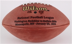 1992 Mark Rypien Washington Redskins Signed ONFL Tagliabue Super Bowl XXVI Football (JSA)