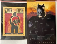 1990s-2000s Batman Begins, Walk the Line & more 28x42 Framed Movie Posters (Lot of 7)
