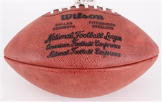2000's Lynn Swann Pittsburgh Steelers Signed ONFL Rozelle Super Bowl X Football (JSA)