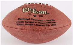 1999 John Elway Denver Broncos Signed ONFL Tagliabue Super Bowl XXXIII Football (JSA) 237/500