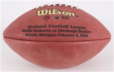 2006 Jerome Bettis Pittsburgh Steelers Signed ONFL Tagliabue Super Bowl XL Football (JSA/Player Hologram) 154/1000 