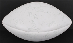1989 San Francisco 49ers Team Signed Super Bowl XXIII Autograph Panel Football w/ 50 Signatures Including Joe Montana, Jerry Rice, Steve Young & More (JSA)