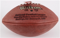 1998 Terrell Davis Denver Broncos Signed ONFL Tagliabue Super Bowl XXXII Football (JSA) 174/250